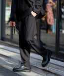 ストレッチ ツイル イージー トラウザー イージーケア マシンウォッシャブル 防シワ 大人カジュアル 美シルエット ジャストサイズ BLUE STANDARD ブルースタンダード