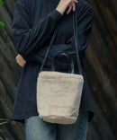 【Lee/リー】フェイクファー巾着バッグ