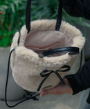 【Lee/リー】フェイクファー巾着バッグ