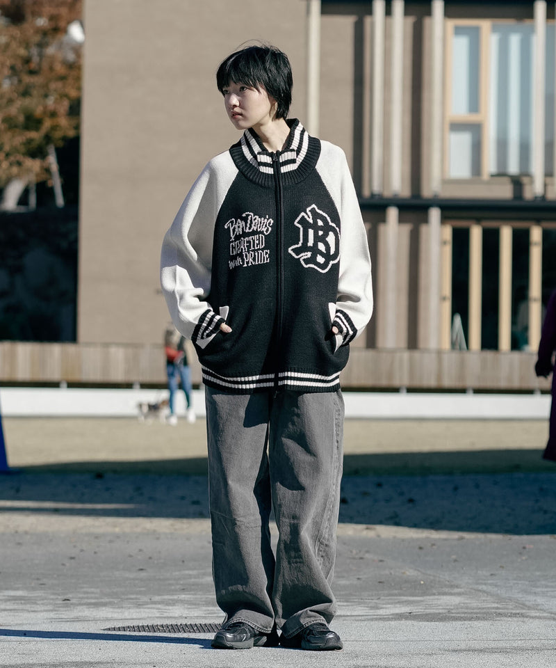 BEN DAVIS/ベンデイビス】ジャガードニットカウチン ニットジャケット