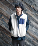 【2025AW新色追加！】CONCORD 防風 ボア ベスト RAGGED MOUNTAIN ラギットマウンテン ボア 防風 ベスト 防寒 重ね着 定番 重宝 コーデ 暖かい