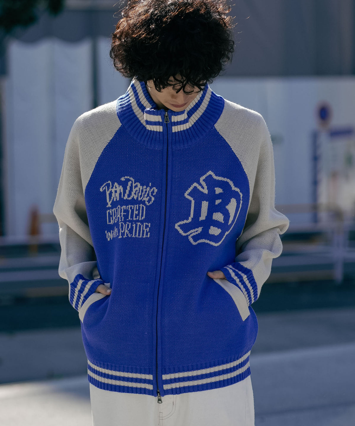 カウチン ニット コート BEN DAVIS/ベンデイビス】ジャガードニットカウチン ニットジャケット