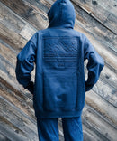 【RAGGED MOUNTAIN/ラギットマウンテン】BBELMONT/ベルモント エンボス加工 プルオーバー パーカー