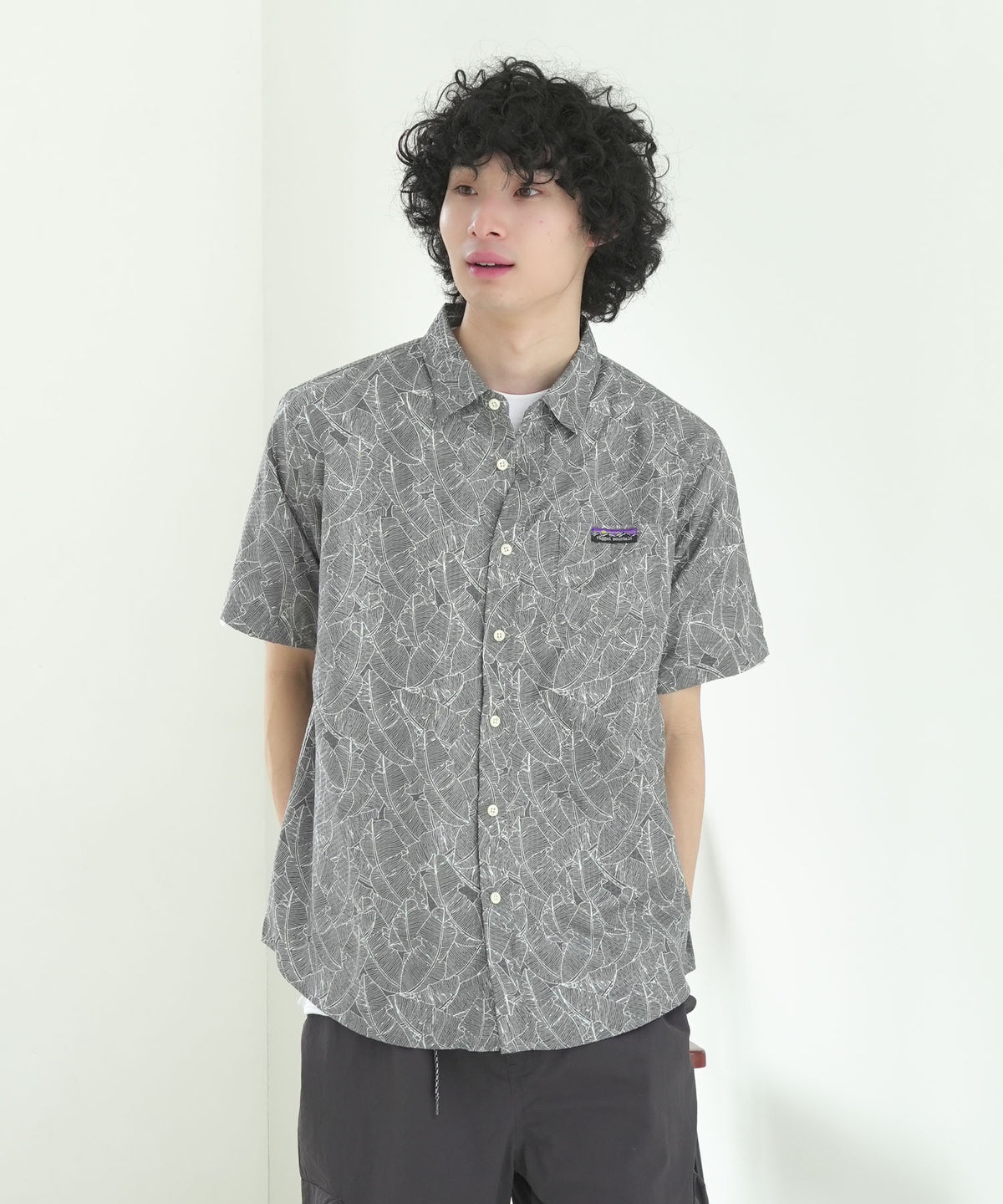 RAGGED MOUNTAIN/ラギッドマウンテン】ライトリップル 総柄シャツ