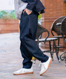 ストレッチ ツイル イージー トラウザー イージーケア マシンウォッシャブル 防シワ 大人カジュアル 美シルエット ジャストサイズ BLUE STANDARD ブルースタンダード