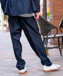 ストレッチ ツイル イージー トラウザー イージーケア マシンウォッシャブル 防シワ 大人カジュアル 美シルエット ジャストサイズ BLUE STANDARD ブルースタンダード