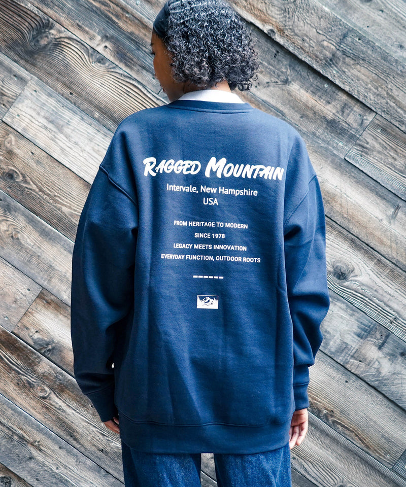 【RAGGED MOUNTAIN/ラギットマウンテン】ALTON/アルトン バックプリント スウェットトレーナー