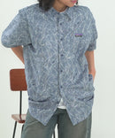 【RAGGED MOUNTAIN/ラギッドマウンテン】ライトリップル 総柄シャツ ❘ジーンズメイト公式オンラインショップ