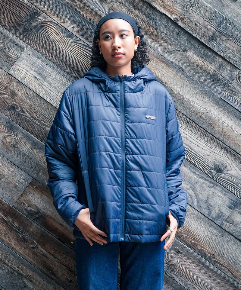 DURHAM/ダラム 中綿 フルジップ フーデッド ジャケット エコダウン【RAGGED MOUNTAIN/ラギットマウンテン】