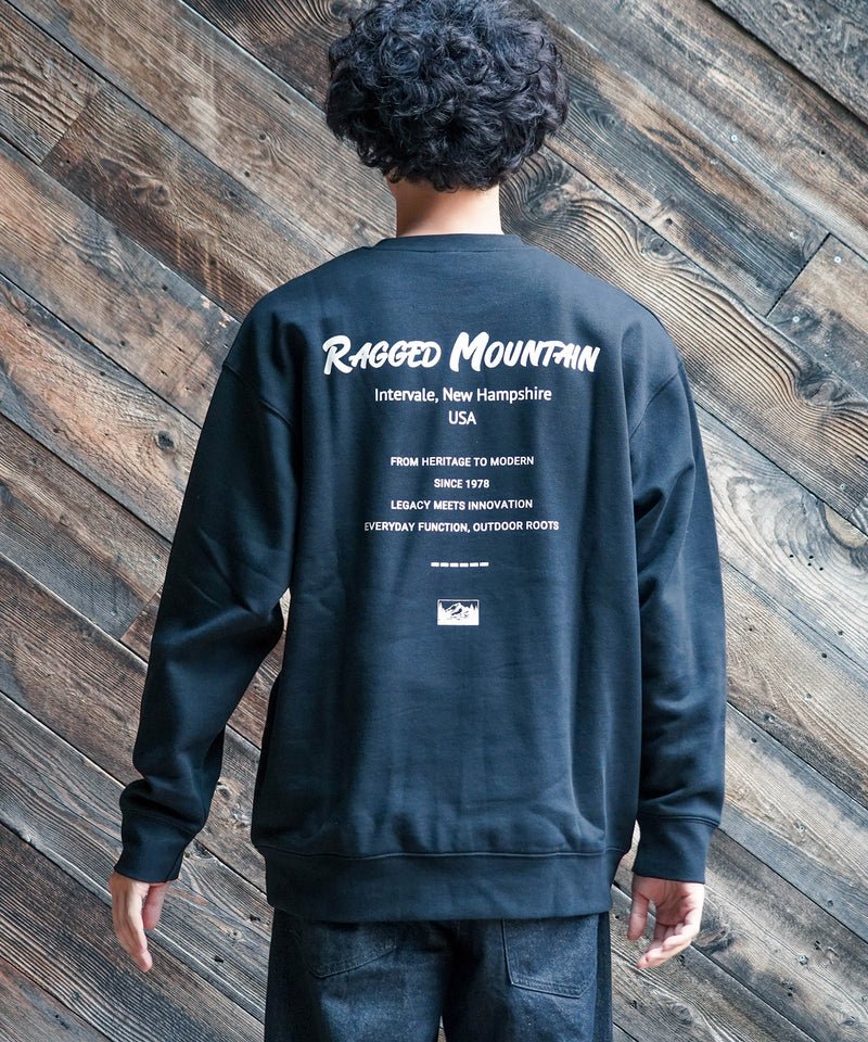 【RAGGED MOUNTAIN/ラギットマウンテン】ALTON/アルトン バックプリント スウェットトレーナー