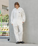 【UNIIT × RED CAP GIRL】 ナチュラルストレッチ バルーンスリーブ ルーズシルエット バック刺繍シャツ