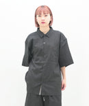 【NATURAL STORY/ナチュラルストーリー】【涼しく快適！リネンタッチ】 ストレッチシャツ 夏服 リネンライク 清涼感 羽織り