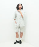 【NATURAL STORY/ナチュラルストーリー】【涼しく快適！リネンタッチ】 ストレッチショートパンツ 夏服 リネンライク 清涼感
