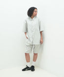 【NATURAL STORY/ナチュラルストーリー】【涼しく快適！リネンタッチ】 ストレッチシャツ 夏服 リネンライク 清涼感 羽織り