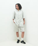 【NATURAL STORY/ナチュラルストーリー】【涼しく快適！リネンタッチ】 ストレッチシャツ 夏服 リネンライク 清涼感 羽織り
