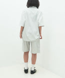 【NATURAL STORY/ナチュラルストーリー】【涼しく快適！リネンタッチ】 ストレッチショートパンツ 夏服 リネンライク 清涼感