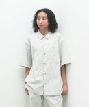 【NATURAL STORY/ナチュラルストーリー】【涼しく快適！リネンタッチ】 ストレッチシャツ 夏服 リネンライク 清涼感 羽織り