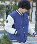 【U.S. POLO ASSN. /ユーエスポロアッスン 】パデッドヴァーシティジャケット スタジャン