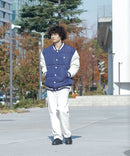 【U.S. POLO ASSN. /ユーエスポロアッスン 】パデッドヴァーシティジャケット スタジャン