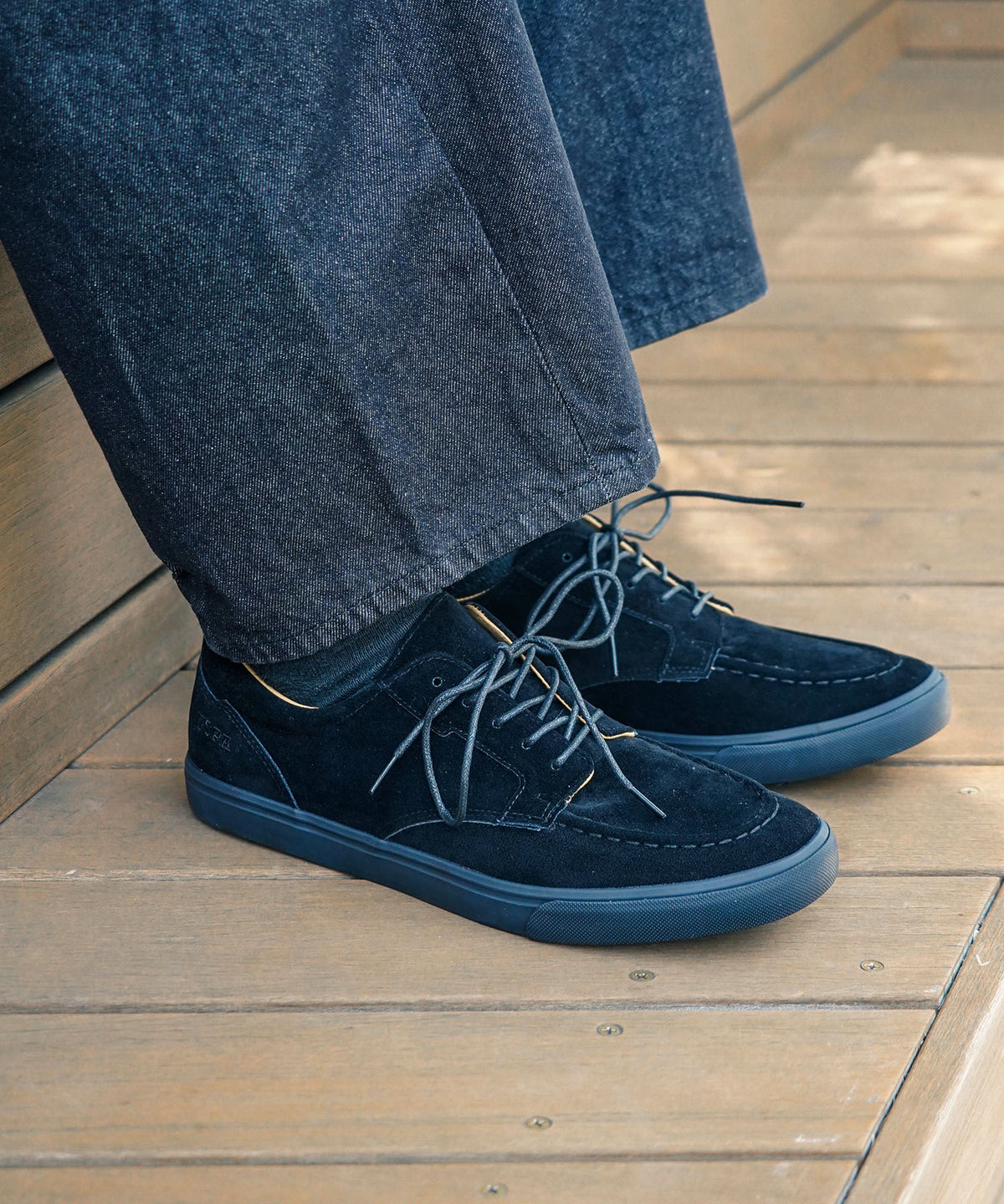 U.S. POLO ASSN./ユーエスポロアッスン】フェイクスウェードモカシン