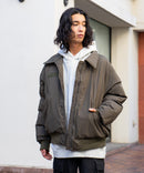 ファイバー 中綿 MA-1 エコダウン 防風 撥水 ストレッチ 軽量 メンズ レディース ユニセックス UNIIT ユニット