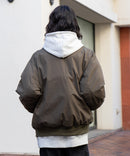 ファイバー 中綿 MA-1 エコダウン 防風 撥水 ストレッチ 軽量 メンズ レディース ユニセックス UNIIT ユニット