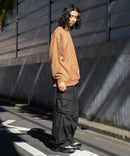 フェイク スエード ワンポイント 刺繍 クルーネック UNIIT ユニット