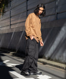 フェイク スエード ワンポイント 刺繍 クルーネック UNIIT ユニット