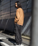 フェイク スエード ワンポイント 刺繍 クルーネック UNIIT ユニット