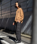 フェイク スエード ワンポイント 刺繍 クルーネック UNIIT ユニット