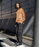 フェイク スエード ワンポイント 刺繍 クルーネック UNIIT ユニット