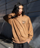 フェイク スエード ワンポイント 刺繍 クルーネック UNIIT ユニット