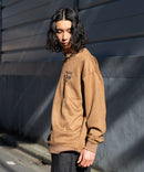 フェイク スエード ワンポイント 刺繍 クルーネック UNIIT ユニット