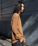 フェイク スエード ワンポイント 刺繍 クルーネック UNIIT ユニット