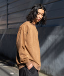 フェイク スエード ワンポイント 刺繍 クルーネック UNIIT ユニット