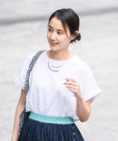 【汗染みの目立ちにくいTシャツ ZEROSTAIN/ゼロステイン】ロールカフラウンドヘムTシャツ レディース 汗染み防止 撥水加工 多機能 zo