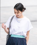 【汗染みの目立ちにくいTシャツ ZEROSTAIN/ゼロステイン】ロールカフラウンドヘムTシャツ レディース 汗染み防止 撥水加工 多機能 zo