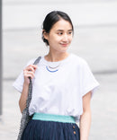 【汗染みの目立ちにくいTシャツ ZEROSTAIN/ゼロステイン】ロールカフラウンドヘムTシャツ レディース 汗染み防止 撥水加工 多機能 zo