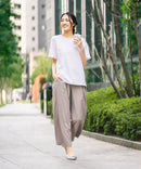 【FORT POINT/フォートポイント】ヒヤシパンツワイド 接触冷感 UVカット zo