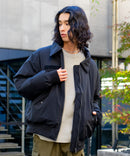 ファイバー 中綿 MA-1 エコダウン 防風 撥水 ストレッチ 軽量 メンズ レディース ユニセックス UNIIT ユニット