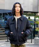 ファイバー 中綿 MA-1 エコダウン 防風 撥水 ストレッチ 軽量 メンズ レディース ユニセックス UNIIT ユニット