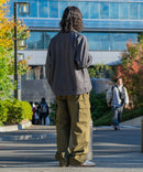 フェイク スエード ワンポイント刺繍 フルジップブルゾン UNIIT