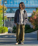 フェイク スエード ワンポイント刺繍 フルジップブルゾン UNIIT