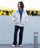 ファイバー 中綿 MA-1 エコダウン 防風 撥水 ストレッチ 軽量 メンズ レディース ユニセックス UNIIT ユニット