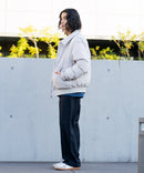 ファイバー 中綿 MA-1 エコダウン 防風 撥水 ストレッチ 軽量 メンズ レディース ユニセックス UNIIT ユニット