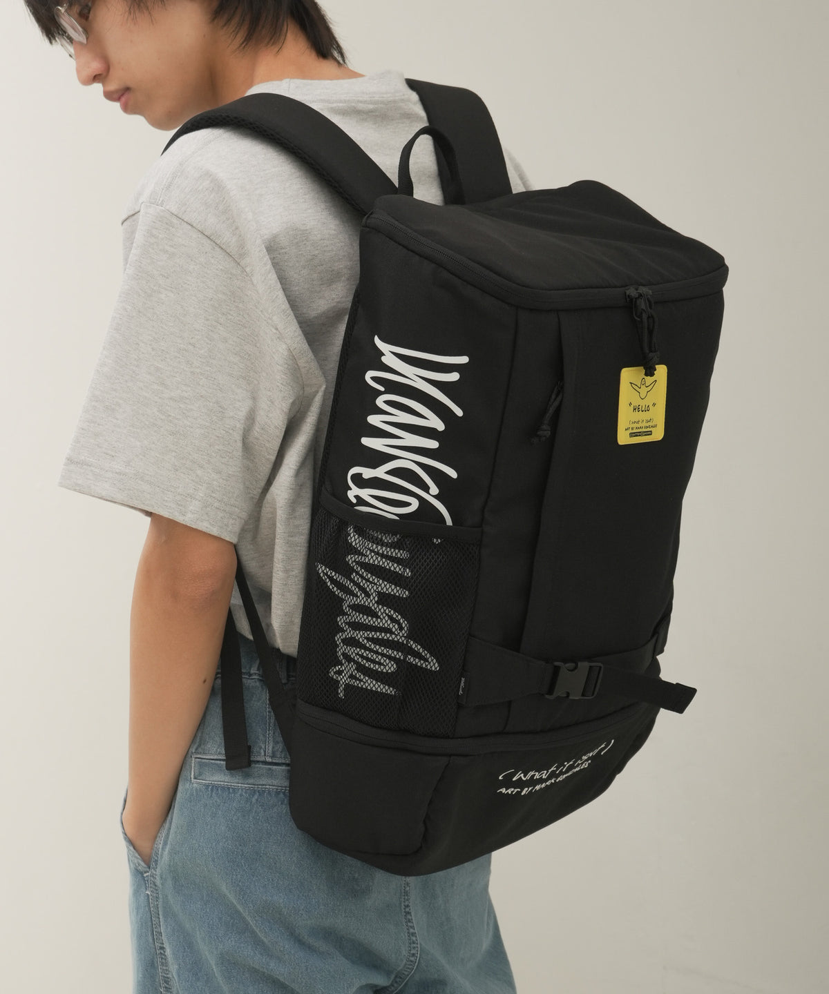   Jeans リュック モノロゴ 40 バックパック ROSA．K(ロサケイ) JEANS MONOGRAM BACKPACK DENIMジーンズ
