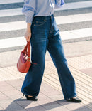 デニムワイドパンツ【C-FORT POINT/フォートポイント】