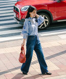 デニムワイドパンツ【C-FORT POINT/フォートポイント】