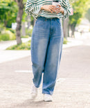 デニムカーブパンツ【C-FORT POINT/フォートポイント】