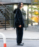 ふわふわ もこもこ エコファー フェイクファー イージーパンツ 防寒 UNIIT ユニット